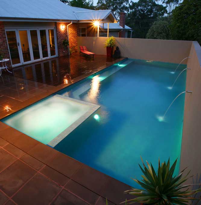 Residential swimming pool designs by Ultimate Swimming Pools and Spas in Melbourne