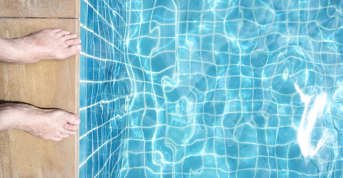 Trending finishes for a concrete pool